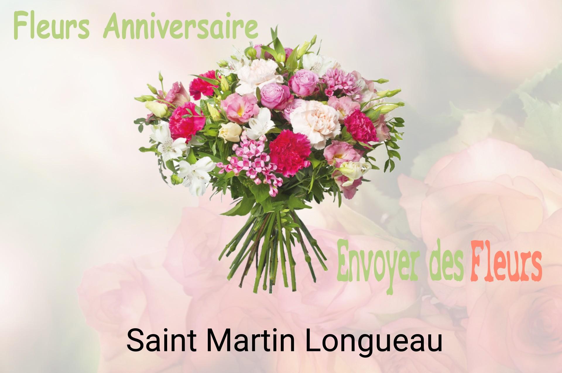 Bouquet de fleurs d’anniversaire livré à Saint-Martin-Longueau