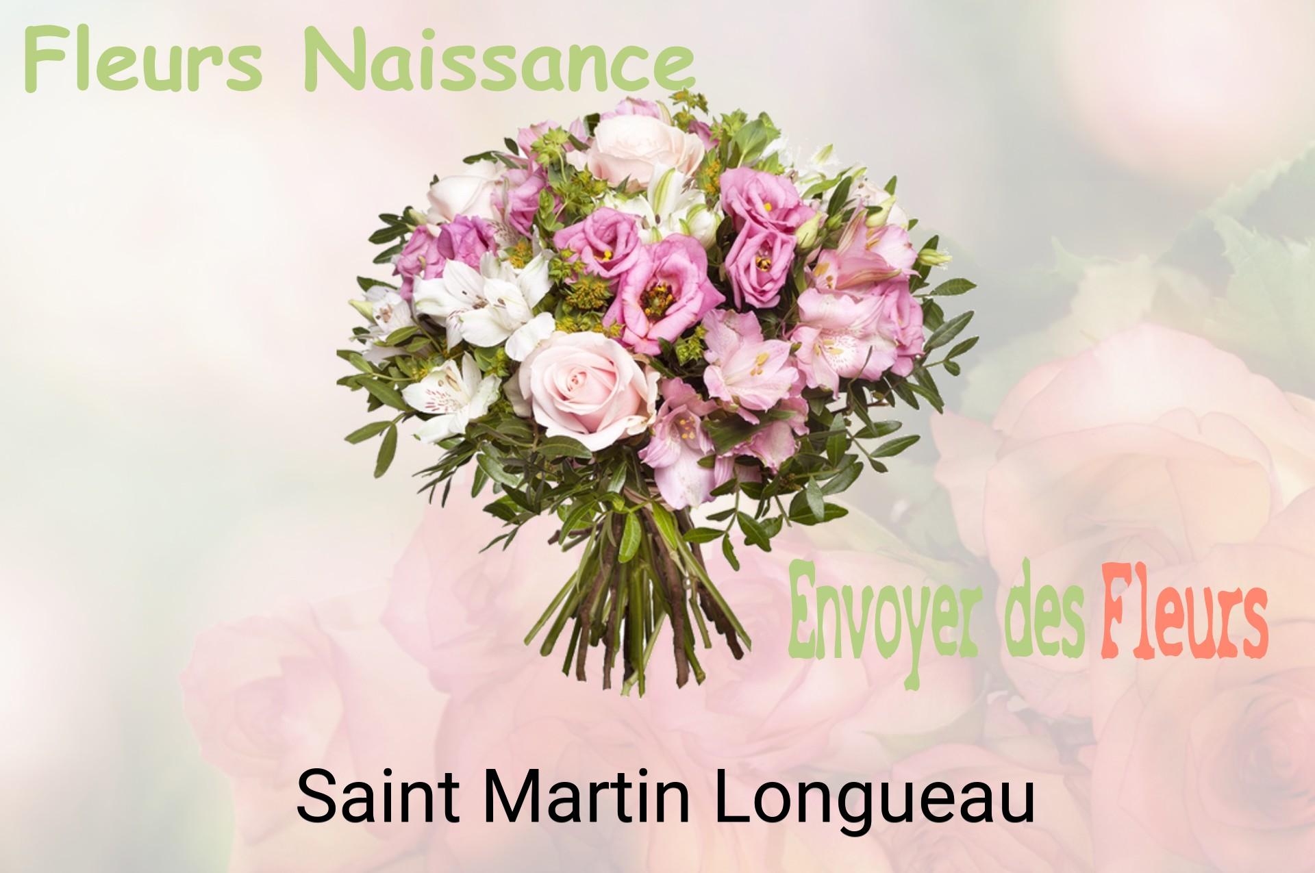 Bouquet de fleurs de naissance livré à Saint-Martin-Longueau